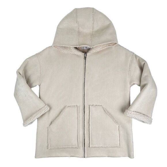 Missguided Shearling Sherpa Jacket Reversible Womens 4 - Picture 1 of 7
